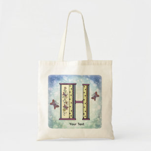 Bolso De Tela Monograma Floral H