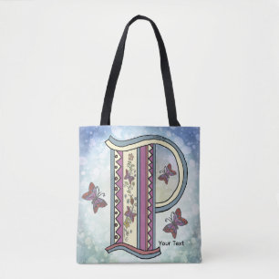 Bolso De Tela Monograma floral P