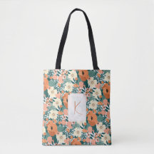 Monograma floral personalizado