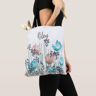 Bolso De Tela Monograma Floral Riley