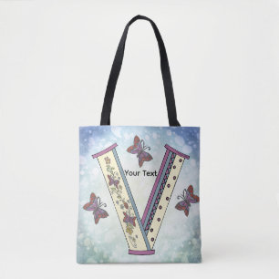Bolso De Tela Monograma floral V