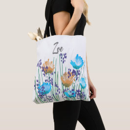 Bolso De Tela Monograma Floral Zoe