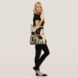 Bolso De Tela Monograma G Halloween Sky Witch Spider Name