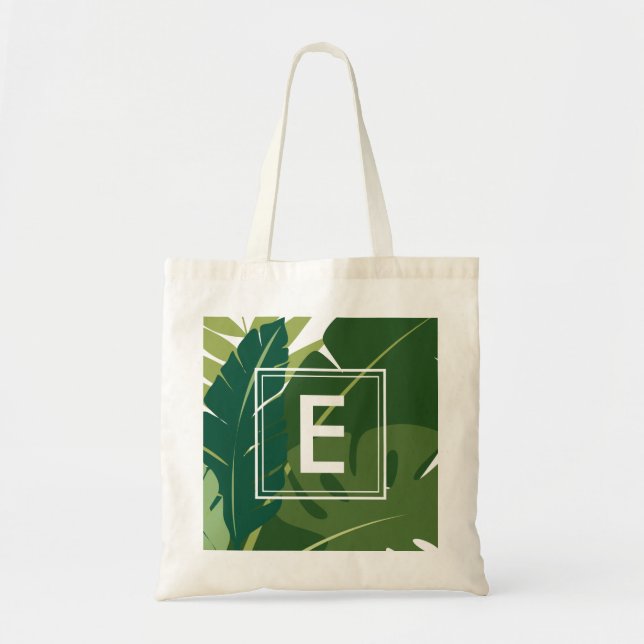 Bolso De Tela Monograma Gardener Plant Lover (Frente)