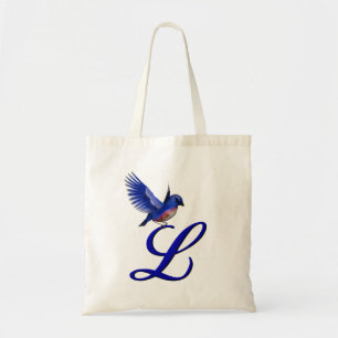 Bolso De Tela Monograma inicial L