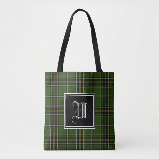 Bolso De Tela Monograma irlandés de la tela escocesa (Anverso)