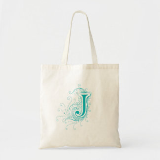Bolso De Tela Monograma "J" Tote Bag