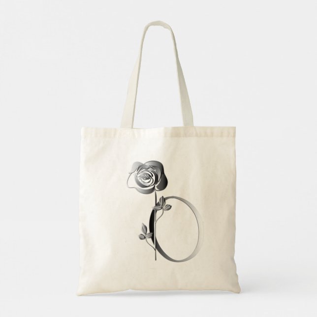 Bolso De Tela Monograma O escrito a mano con Rosa (Reverso)