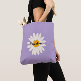 Bolso De Tela Monograma para moda fondo púrpura verano