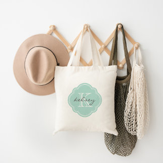 Bolso De Tela Monograma personalizado de Personalizado de fábric