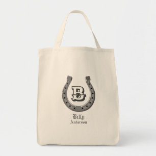 Bolso De Tela Monograma personalizado del zapato de caballo de v