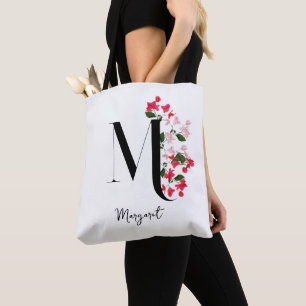 Bolso De Tela Monograma personalizado Tote Bag - Letra M