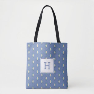 Bolso De Tela Monograma pingüino personalizado