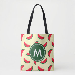 Bolso De Tela Monograma rojo del modelo de la sandía del verano