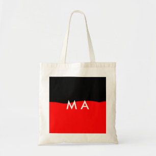 Bolso De Tela Monograma simple añada su letra de nombre man mini