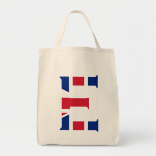 Bolso De Tela Monograma sobrepuesto en Union Jack Flag gtcn