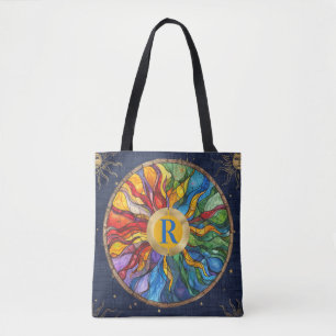 Bolso De Tela Monograma Sol Celestial