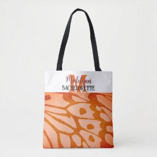 Bolso De Tela Monograma Terracotta Mariposa Wing Bridesmaid