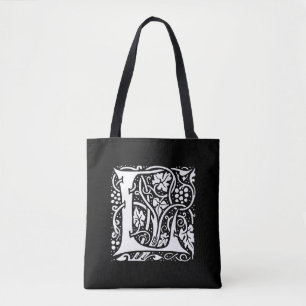 Bolso De Tela Monograma vintage L Art Nouveau