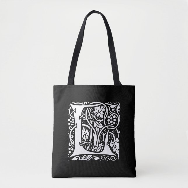 Bolso De Tela Monograma vintage L Art Nouveau (Anverso)