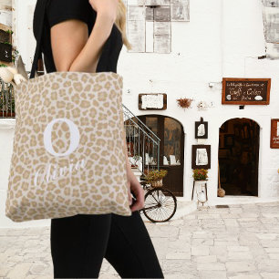 Bolso De Tela Monograma y nombre del Personalizado de impresión 