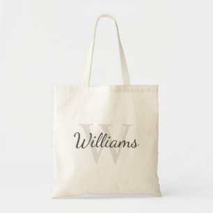 Bolso De Tela Monograma y nombre personalizados