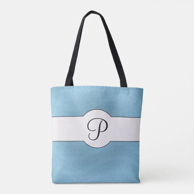 Bolso De Tela Monogramas (Reverso)