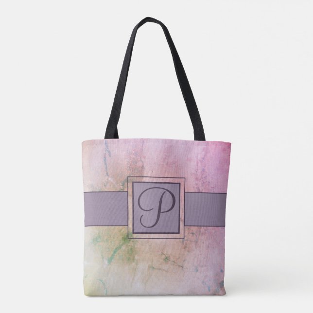 Bolso De Tela Monogramas (Reverso)