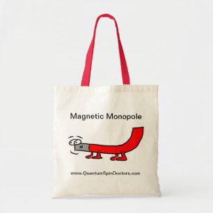 Bolso De Tela Monopolar magnético del tote