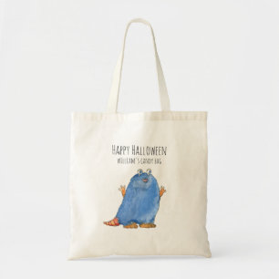 Bolso De Tela Monster Candy Monograma moderno Halloween