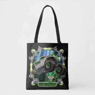Bolso De Tela Monster Jam Invasión Alienígena