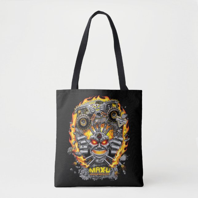 Bolso De Tela Monster Jam Max-D (Anverso)