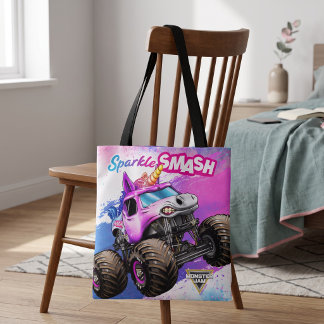 Bolso De Tela Monster Jam Sparkle Smash