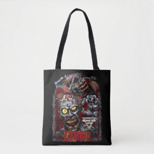 Bolso De Tela Monster Jam Zombie