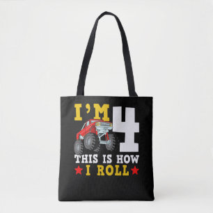 Bolso De Tela Monster Truck IM 4Así Es Como Cumplo