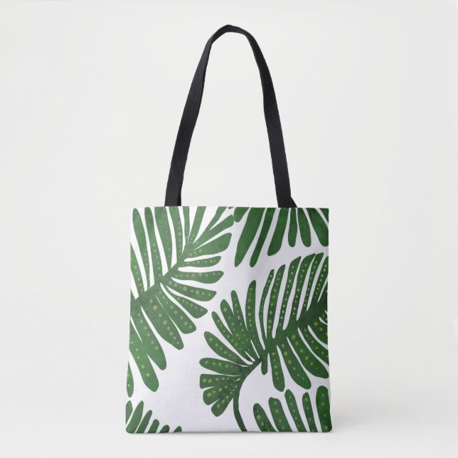Bolso De Tela Monstera (Anverso)