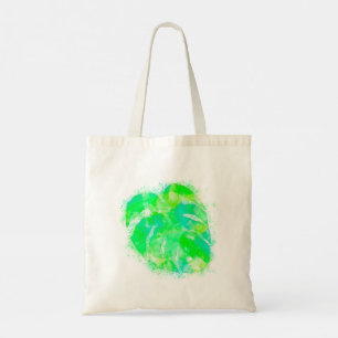 Bolso De Tela Monstera Watercolor