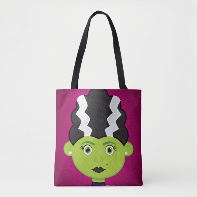 Bolso De Tela Monstruo chica verde (Anverso)