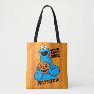 Bolso De Tela Monstruo De Cookie - Truco O Tratamiento Añadir