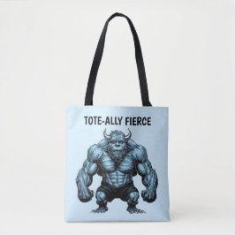 Bolso De Tela Monstruo de cuernos