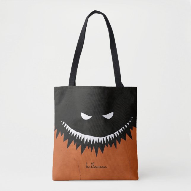 Bolso De Tela Monstruo de Halloween (Anverso)