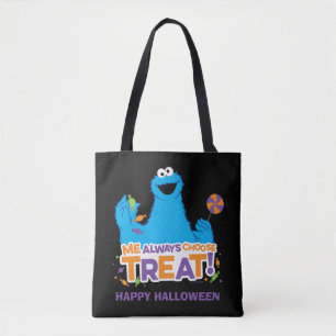 Bolso De Tela Monstruo de la cookie - Yo siempre elijo el tratam