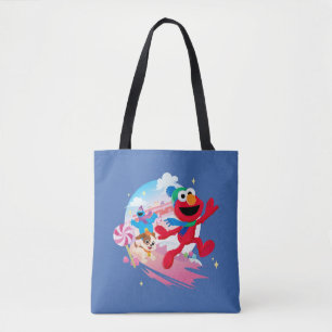 Bolso De Tela Monstruo Elmo, Tango y Cookie   Los mejores Navida