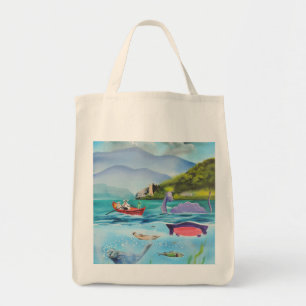 Bolso De Tela Monstruo G de pintura subacuático BRUCE de Loch