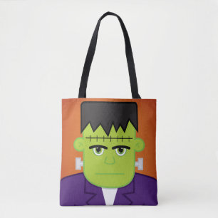Bolso De Tela Monstruo verde