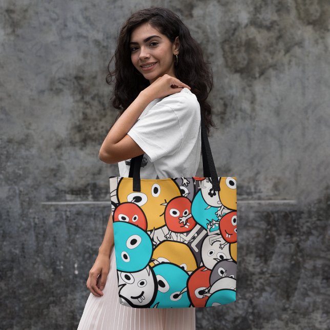 Bolso De Tela Monstruos de colores (Subido por el creador)