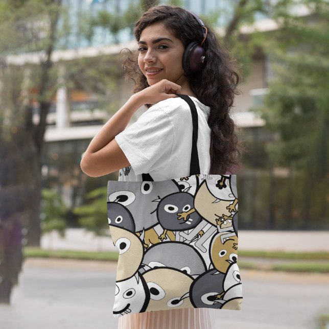 Bolso De Tela Monstruos de Doodle (Subido por el creador)