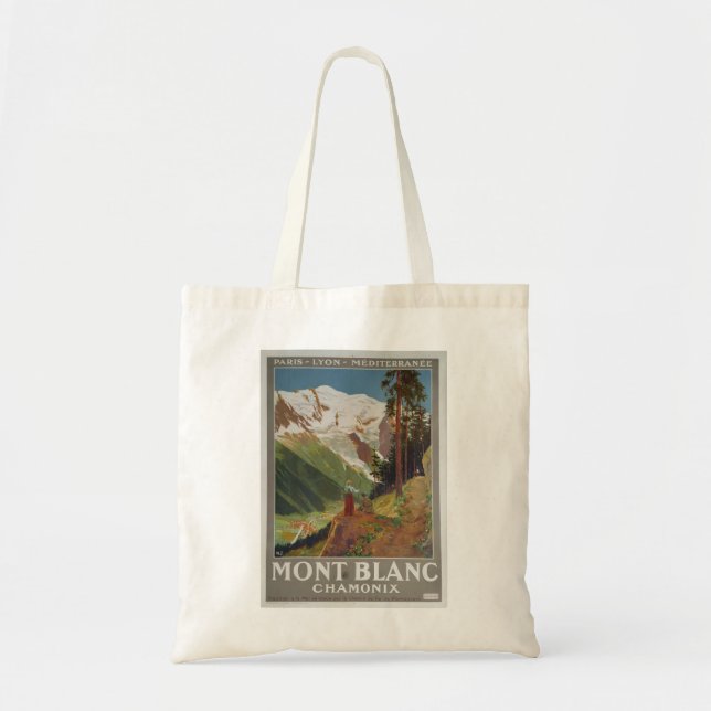 BOLSO DE TELA MONT BLANC (Frente)