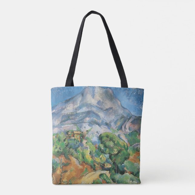 Bolso De Tela Mont Sainte Victoire sobre Tholonet, Paul Cezanne (Reverso)
