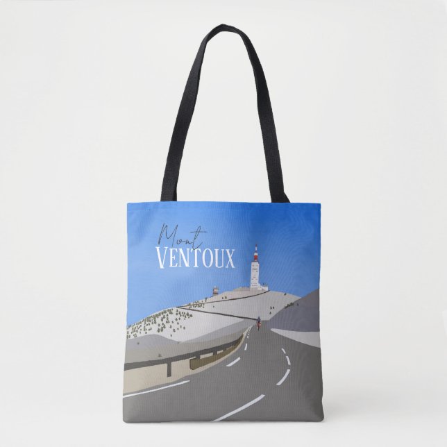 Bolso De Tela Mont Ventoux, de tracción manual, ciclismo, ciclis (Anverso)